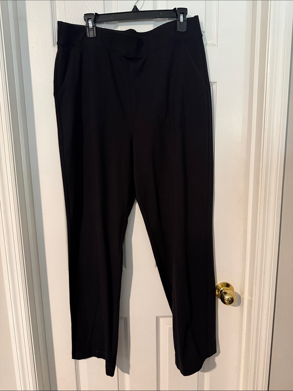 croft & barrow Black Pull-On Dress Pants for Women